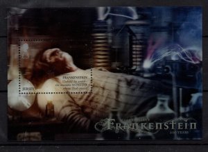 Jersey 2018 Frankenstein mini sheet MNH #2279 WS36872