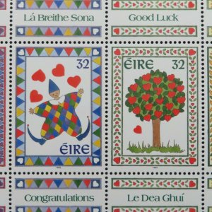 HuskyStamps ~ Ireland #955a, Booklet Pane, Mint Never Hinged MNH,  6pics