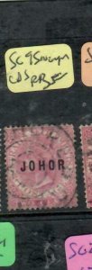 MALAYA JOHORE (PP1501B) QV 2C  SG 9   VFU 