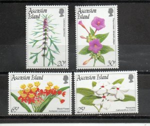 Ascension 604-607 MNH