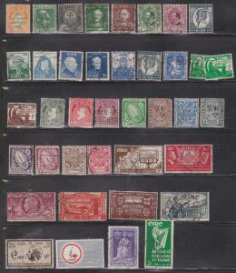 IRELAND - Lot Of Early Used Stamps - Various Issues