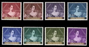 Portugal #784-791 Cat$96.60, 1953 Centenary of the First Portuguese Postage S...