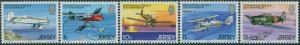 Jersey 1979 SG208-212 Air Rally set MNH