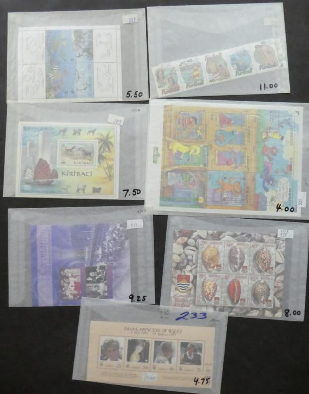 EDW1949SELL : KIRIBATI Beautiful collection of ALL DIFF VFMNH CPLT SETS Cat $985