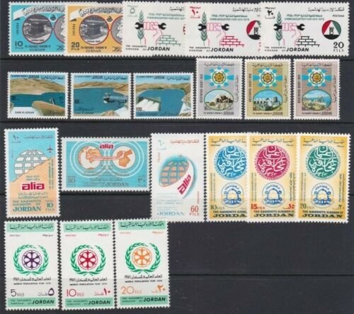 JORDAN 1970s - various commems MNH..........................................V195 