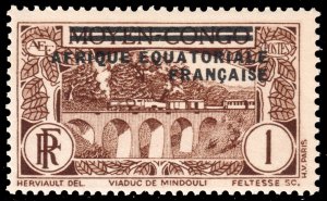 French Equatorial Africa #11  MNH - Stamp of Middle Congo Overprinted (1936)