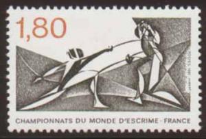 France ~ #1747 ~ World Fencing Championship ~ MNH