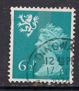 Scotland GB 1976 QE2 6 1/2p Greenish Blue SG S23 ( H592 )