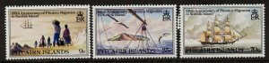 Pitcairn Islands 203-5 MNH Ships, Departing for Norfolk Islands