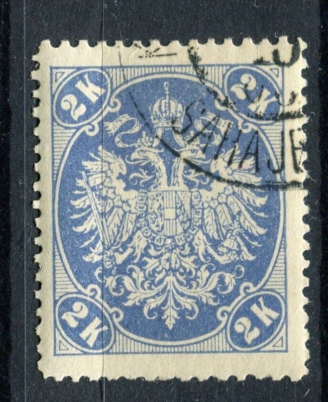 BOSNIA; 1900 early Eagle Coat of Arms issue fine used 2K. value