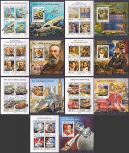 Gs1668-74 2019 Sao Tome & Principe Dinosaurs Napoleon Space Art Cars ! 7+7 Mnh