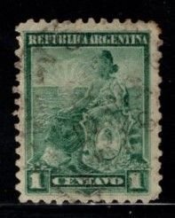 Argentina  - #123 Liberty Allegory (Perf 11 1/2)- Used