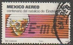 MEXICO C592 Centenary birth of Albert Einstein. Used. F-VF. (1194)