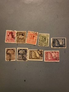 Stamps Rhodes Scott #15-23 used