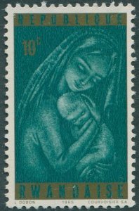 Rwanda 1965 SG134 10c Christmas MLH