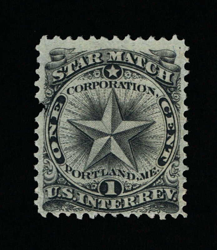 GENUINE SCOTT #RO172b PRIVATE DIE STAR MATCH CO. PRINTED ON SILK PAPER #14028