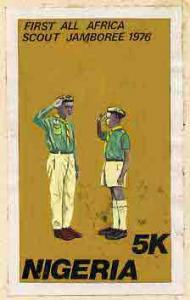 Nigeria 1977 First All Africa Scout Jamboree - original h...