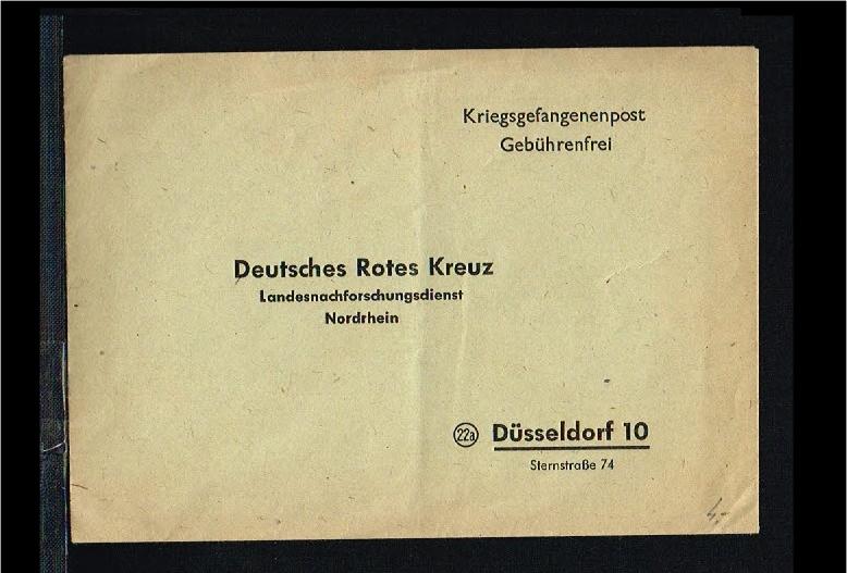 Allied Occupation Cover - Kriegsgefangenenpost Umschlag ungebraucht [B03_062]