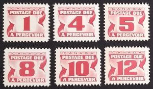 Canada J28-36 Complete Set VF MNH