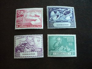 Stamps - Gibraltar - Scott# 123-126 - Mint Never Hinged Set of 4 Stamps