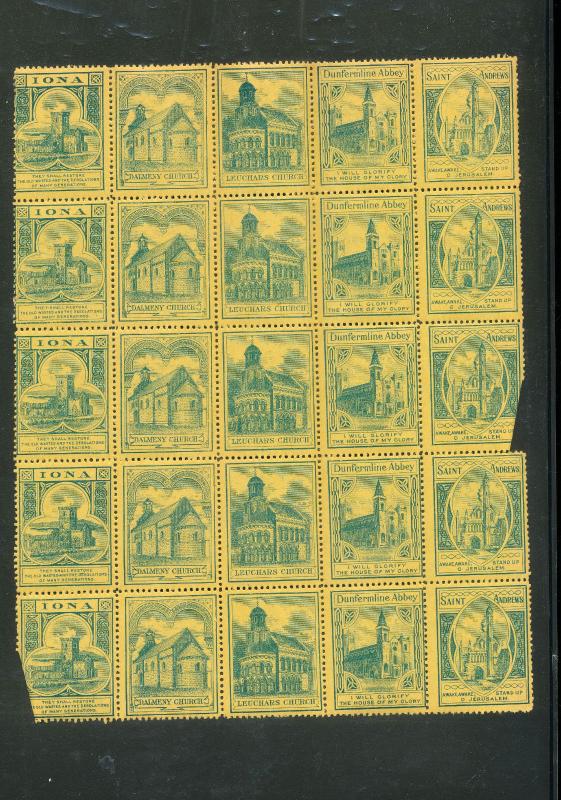 Religion School Aberdeen Nazareth Early MNH Labels(Approx 190) A7