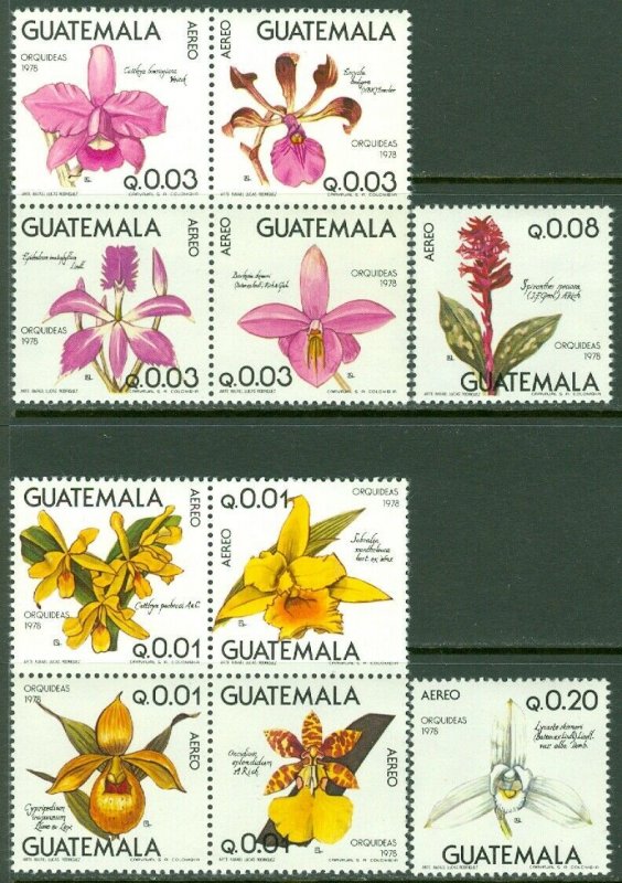 EDW1949SELL :  GUATEMALA 1978 Sc #C652-71 Flowers. Complete set. VF MNH Cat $60.