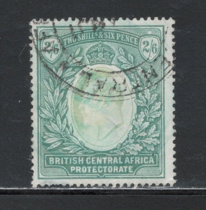 British Central Africa 1903 King Edward VII 2sh6p Scott # 65 Used