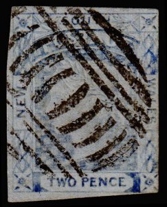 New South Wales Scott 11, Plate I (1851) Used F, CV $135.00 M