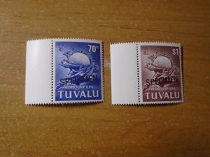 Tuvalu  #   164-65  MNH   O/P  Specimen