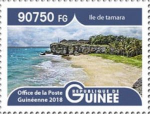 Guinea - 2019 Landscapes Tamara Island - Stamp - GU1801local01a