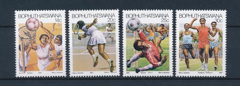 [46301] Bophuthatswana 1987 Sports Basketball Tennis Football MNH