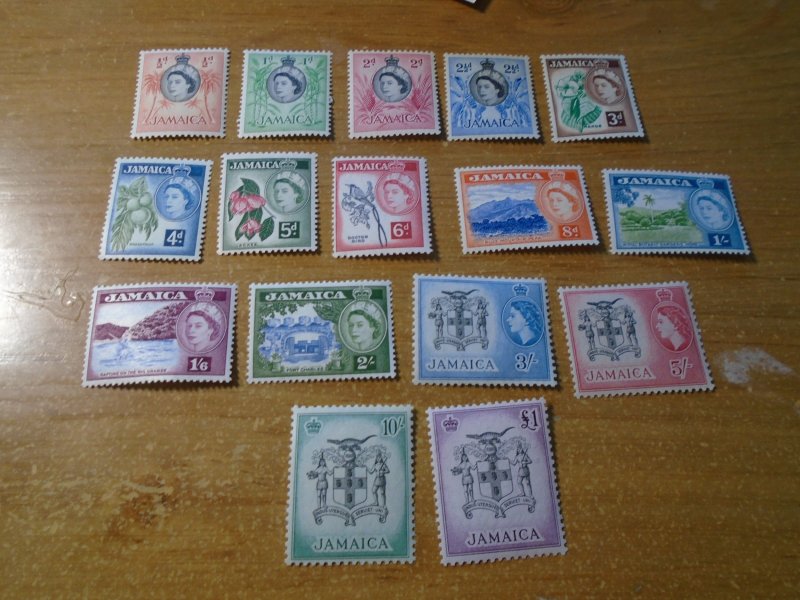 Jamaica  #  159-74  MNH