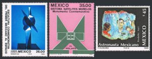 Mexico 1420-1422,1423,MNH.Mi 1966-1968,Bl.32. Art 1985.Sebastian,Federico Silva,