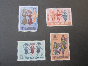 Vietnam 1971 Sc 385-88 set FU