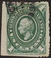 Mexico SG#141 Used - 1884 1c.  - PersonalitiesHidalgo