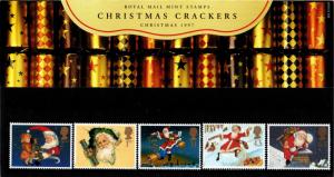 PRESENTATION PACK PP246 1997 - CHRISTMAS CRACKERS (printed no.282)