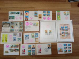 President Chiang Kai-shek's collection lot of old 13 FDC covers China Ta...