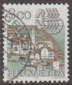 Switzerland Scott #727 Stamp - Used Single