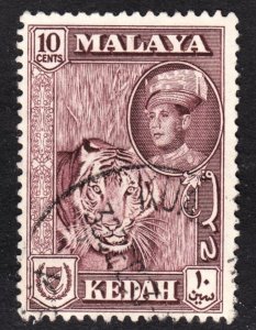 Malaya Kedah Scott 100 F+ used.  FREE...