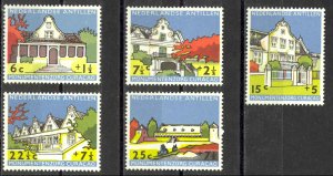 Netherlands Antilles Sc# B43-B47 MH 1959 Historic Buildings