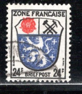 Germany - under French occupation - Scott # 4N9, used