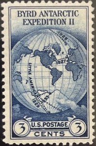 Scott #733 1933 3¢ Byrd Expedition MNH OG gum skip