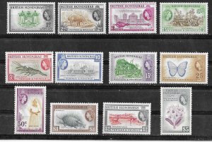 British Honduras # 144-55  QE II Series  - original printings  (12)  Mint NH