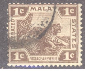 Malay States- Pahang, Scott #11, Used