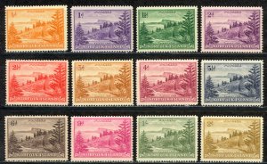 Norfolk Island Sc# 1-12 MNH 1947 View of Ball Bay