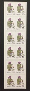 Denmark 2011 #1573 Booklet, Woman Feeding Duck, MNH(see note), 2 Pics, CV $42.