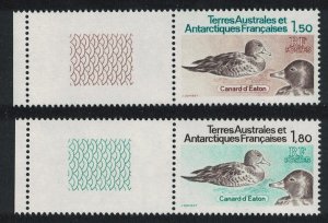 FSAT TAAF Pintails Birds 2v Coin labels 1983 MNH SG#172-173 MI#172-173