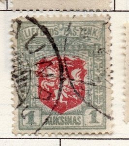 Lithuania 1919-22 Early Issue Fine Used 1a. 174385