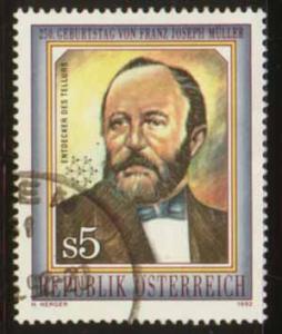 Austria ~ #1561 ~ Franz Joseph Miller ~ Used