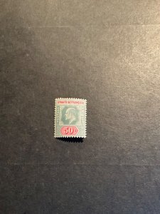 Straits Settlements Scott #101 hinged